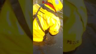 Drysuit testing in freezing water pt2 [upl. by Joachim]