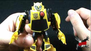 Toy Spot  Hasbro Transformers Animated Activators Bumblebee [upl. by Oiratno]