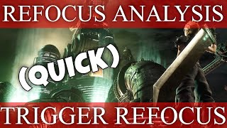 Final Fantasy 7 Remake Refocus Analysis  Trigger REFOCUS TWICE [upl. by Haisa473]