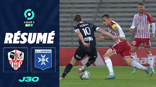 AC AJACCIO  AJ AUXERRE 0  1  Résumé  ACA  AJA  20232024 [upl. by Ahsinroc14]