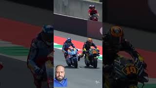 When the slipstream kicks in and the braking is late motogp italiangp [upl. by Amilah334]