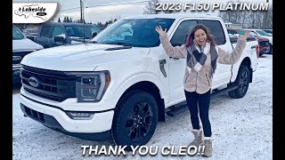 Check Out This Custom Ordered Platinum F150 thankyou lakesideford ford f150 [upl. by Honig50]