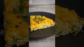 Cheesy Rice Omelette recipe shorts [upl. by Sabanrab]