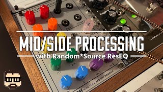 RandomSource Serge Resonant EQ Eurorack ResEQ amp Stereo Processing MidSide  Simon Hutchinson [upl. by Esetal]