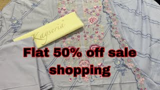 Kayseria flat 50 off sale shopping haul [upl. by Ecneps790]