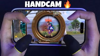 A MASTERPIECE HANDCAM ✨ 120 FPS iPhone 14 Pro 🔥 PUBG Mobile [upl. by Nnairda]