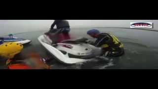 How To Reboard a PWC In Shallow Water  Jetski Boarding and starting procedures [upl. by Ardnnaed]