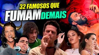 32 FAMOSOS QUE SÃO FUMANTES JÁ FORAM CRÍTICADOS E ALGUNS QUE PARARAM DE FUMAR CIGARROS [upl. by Aynatan]