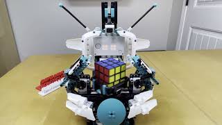 Rubiks Cube Solver with LEGO Mindstorms Robot Inventor 51515 single set [upl. by Idelle]