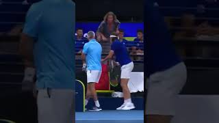 Tsitsipas assaults dad tennis [upl. by Paresh]