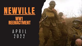 In the Trenches of Newville  WW1 Reenactment April 2022 [upl. by Barty794]