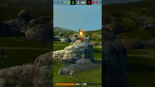 IS3 Defender  Tanks Blitz  2vs5  2855 DMG tanksblitz lesta replay cool subscribe shorts [upl. by Inol]