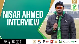 UMT Markhors Nisar Ahmed Interview  Bahria Town Champions Cup 2024  PCB  MA2A [upl. by Zoller999]