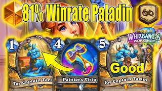 The Best Bandbuff Paladin Deck In Standard To Craft At Whizbangs Workshop  Hearthstone [upl. by Lyris]