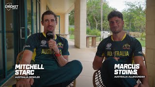 Starc and Stoinis pick their Ultimate T20 XI  ICC Mens T20 World Cup [upl. by Snebur803]