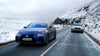 Lexus GS F vs BMW M5  Chris Harris Drives  Top Gear [upl. by Nylehtak478]