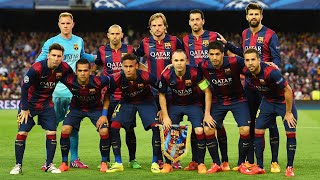 Barcelona Road to UCL Victory 201415  Messi Neymar Suarez [upl. by Aenehs]