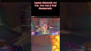 Jugada destacada con dva rank por debajo de mi nivel dva shorts overwatch2 ow2 gaming [upl. by Rotberg]