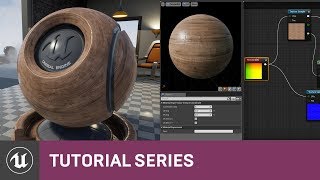 Intro to Materials Adding Textures to a Material  03  v40 Tutorial Series  Unreal Engine [upl. by Nueoht]