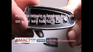 How to repair broken button on your key fob for 15 bucks [upl. by Adamis]