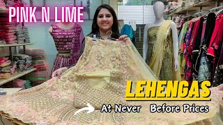 Lehenga at Never Before Prices  Pink n Lime [upl. by Leizahaj]