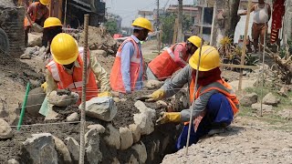 Detailed StepbyStep Construction Process of Building Footing for Strong Foundations [upl. by Elbag]