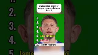 Who did i miss fyp footballtiktok premierleague pronunciations footballfunny follow [upl. by Wilen]