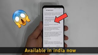 Samsung S8S8 plus got the Official Android Oreo in india [upl. by Sherrer]