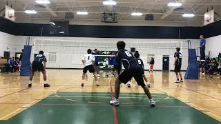 Sands Senior Volleyball SF QF VS Johnston Heights SET 3 [upl. by Adyol]