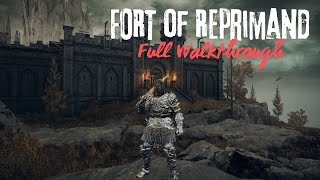 Fort of Reprimand Full Walkthrough  Scadu Altus  Elden Ring Shadow of the Erdtree DLC [upl. by Anilam]