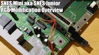 SNES Mini RGB Modification  Install Overview amp Demonstration [upl. by Field]