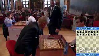 Vassily Ivanchuk Vs Magnus Carlsen  Blitz Chess Videos 2017 Leuven [upl. by Romine]