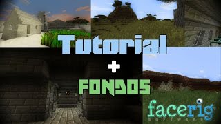 Facerig  Tutorial para agregar fondos Desactualizado [upl. by Ivers]