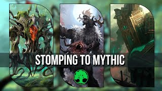 This deck got me through diamond ladder  MONO GREEN STOMPY  Mythic rank standard MTG Arena [upl. by Geibel]