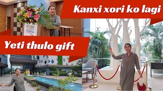 kANXI XORI KO LAGI YETİ THULO GIFT 🎁 🖤mayagurung9799 [upl. by Farrow]