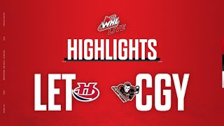 Lethbridge Hurricanes at Calgary Hitmen 1022  WHL Highlights 202324 [upl. by Dalton]