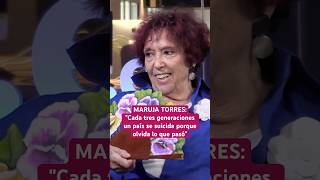 💬MARUJA TORRES quotCada tres generaciones un país se suicidaquot entrevista periodismo shorts [upl. by Teodoro]