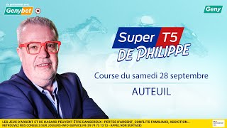 LE PRONO DU SUPER TOP 5 R1C3  28092024  À AUTEUIL [upl. by Garold]