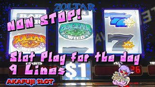 NON STOP ALL OF THE SLOT PLAY on Feb 10th Zoltar Triple Double Lucky [upl. by Capps933]