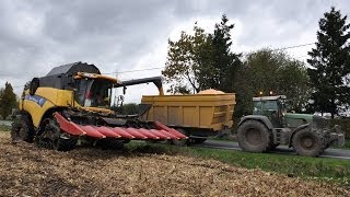 New Holland CX8090  Loonbedrijf Neyt  mais dorsen 2012 part two [upl. by Moody589]