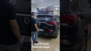 2022 model Ssangyong Korando elektrikli bagaj uygulamamız [upl. by West]