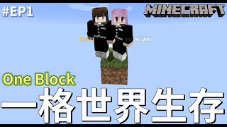 【Minecraft】這個世界只有一格 EP1 開始在天空島的原味生存NyoNyo妞妞日常實況 [upl. by Sears]