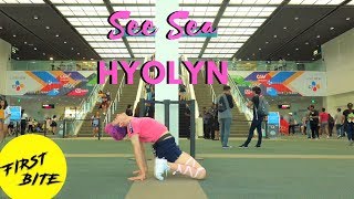 Public Dance Challenge HYOLYN효린  SEE SEA바다보러갈래 Dance Cover at KCON LA [upl. by Eniagrom836]