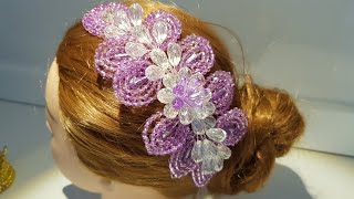 Kristal Boncuklarla Kolay Türban Aksesuarı Yapımı  DIY Crystalheadpiece [upl. by Aerdnak]