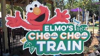 Elmos Choo Choo Train Full POV Ride Experience at Sesame Street in SeaWorld Orlando [upl. by Atinav]