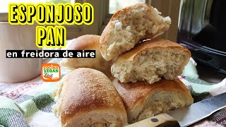 Pan elaborado EN FREIDORA DE AIRE  Cocina Vegan Fácil [upl. by Notsgnal298]