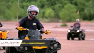 CanAm Outlander 800R vs Polaris Sportsman XP 850 [upl. by Marrilee]