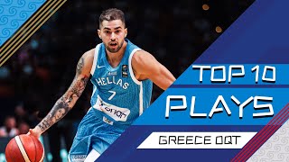 Greece OQT 🇬🇷 Top Plays  FIBA Olympic Qualifying Tournament 2024 [upl. by Boyt922]