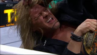 Chris Jericho Gets Headbutted By Minoru Suzuki on AEW Dynamite July 17 2024 [upl. by Notsirhc]