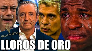 😂LOS MEJORES LLOROS DE LA CAVERNA😂 VINICIUS SIN BALÓN DE ORO LLOROS ÉPICOS DURANTE GALA ¡INCREÍBLE [upl. by Alvan]